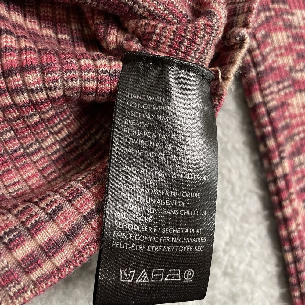 Urban Outfitters Bell Sleeve Ribbed Knit Top Size Large CROP Long Sleeve - Picture 4 of 9